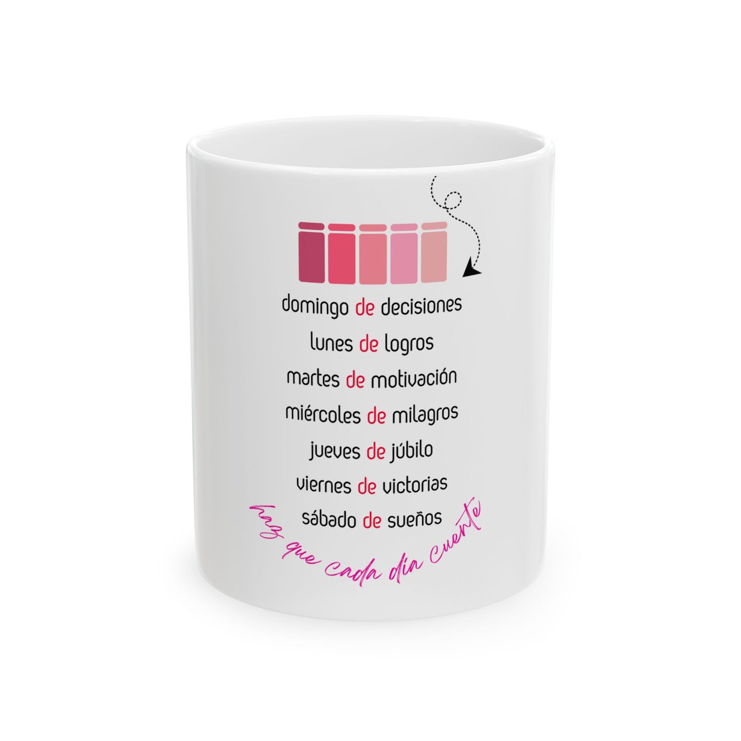 Motivational Ceramic Mug (Spanish)