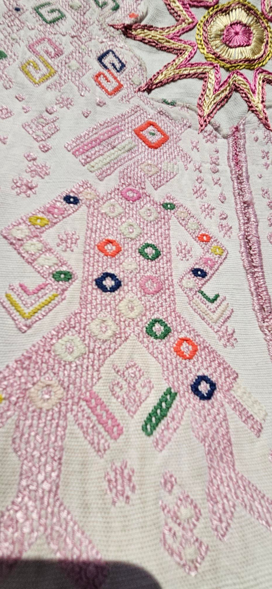 Table Cover - Pink/Golden Sun