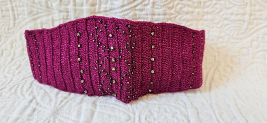 Crochet Headband - Magenta