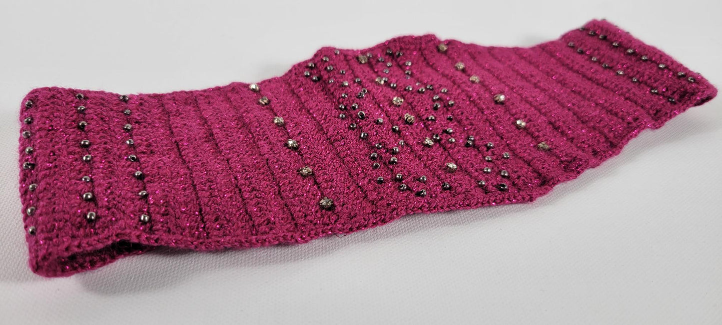 Crochet Headband - Magenta