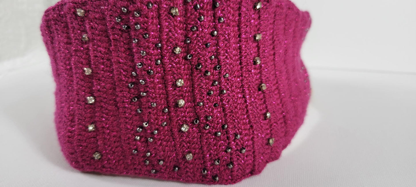 Crochet Headband - Magenta