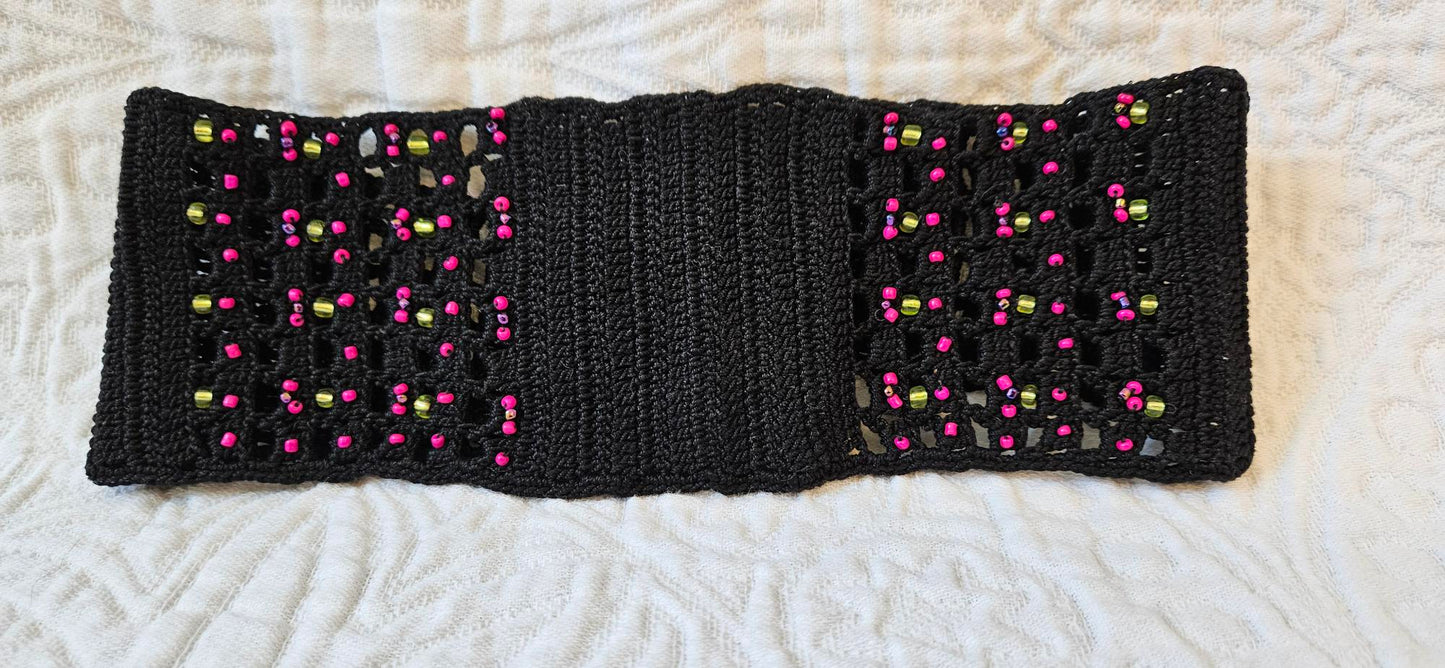 Crochet Headband - Black