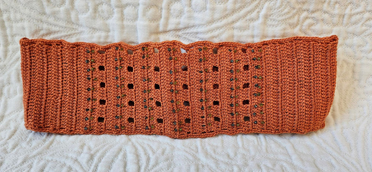 Crochet Headband - Pumpkin