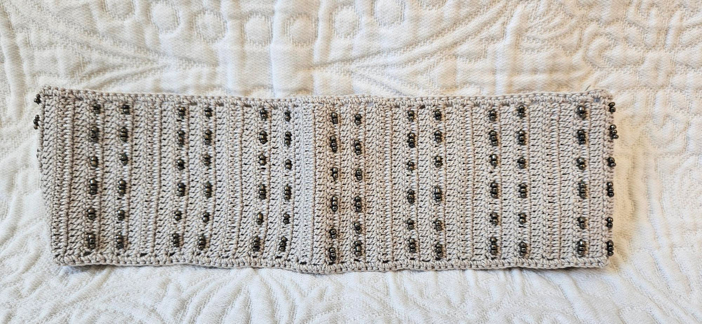 Crochet Headband - Gray