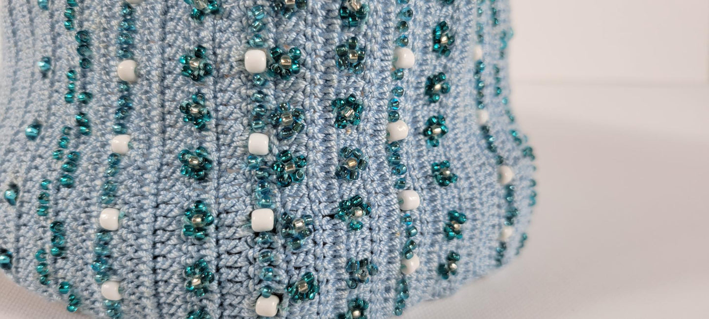 Crochet Headband - Baby Blue