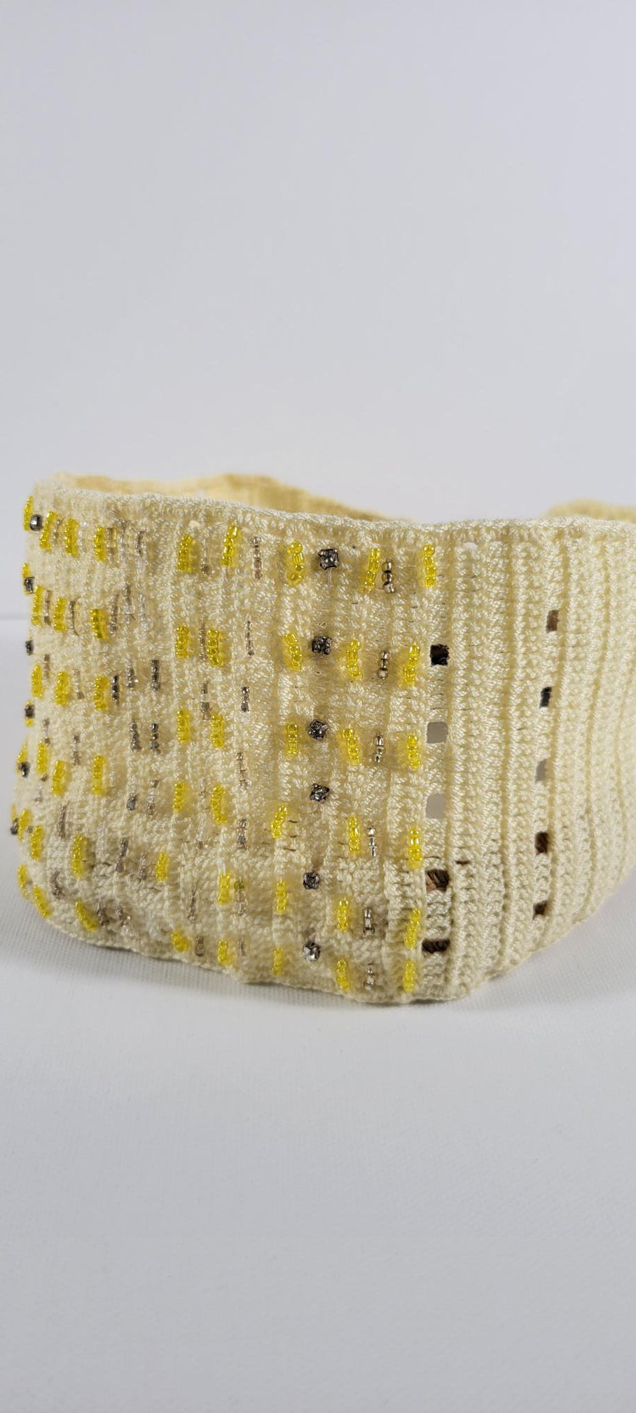 Crochet Headband - Light Yellow