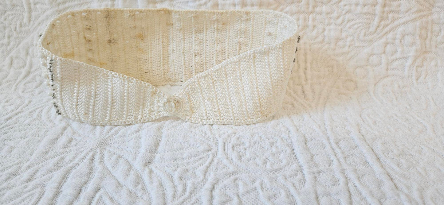 Crochet Headband - Ivory