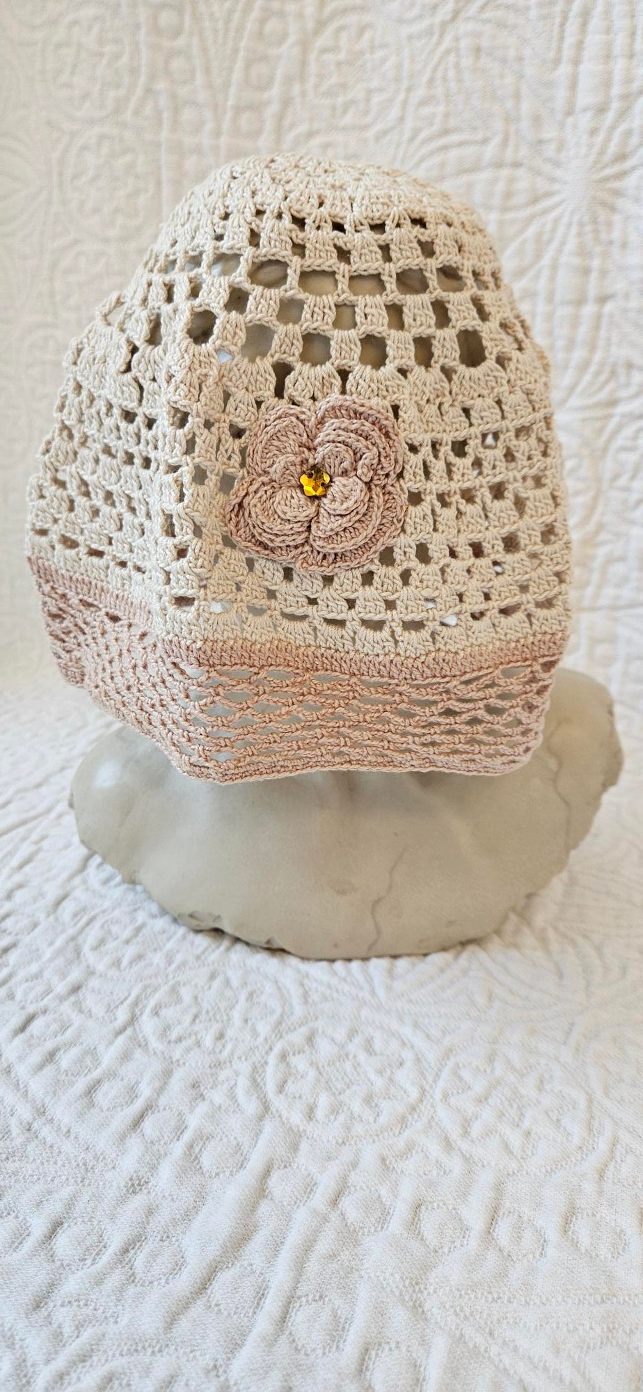 Crochet Hat - Floral