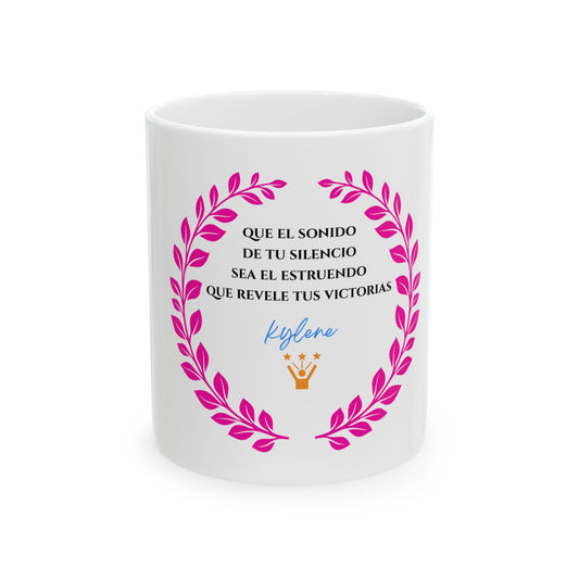 Motivational Ceramic Mug (Spanish)