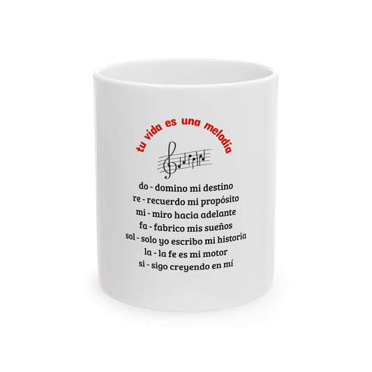 Motivational Ceramic Mug (Spanish)
