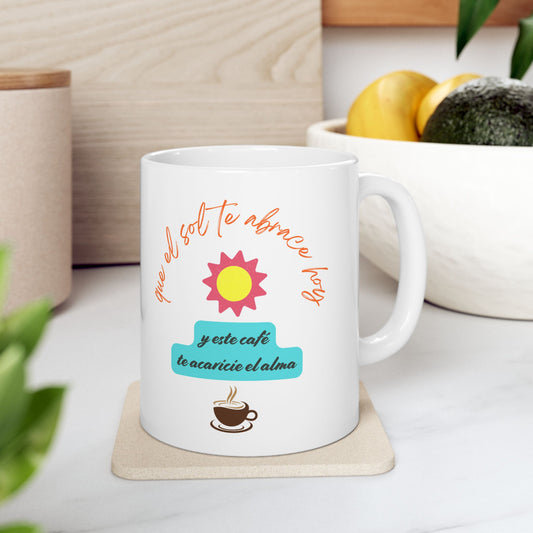 Motivational Ceramic Mug (Spanish)