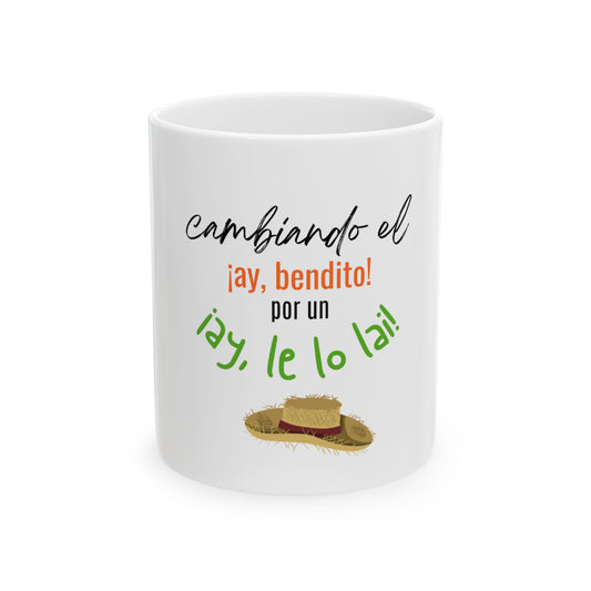 Motivational Ceramic Mug (Spanish)