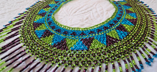 Mayan Necklace - Blue/Green