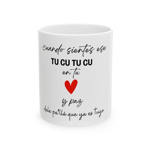 Motivational Ceramic Mug (Spanish)