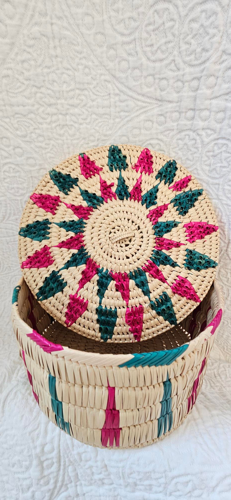 Guatemalan Decorative Basket