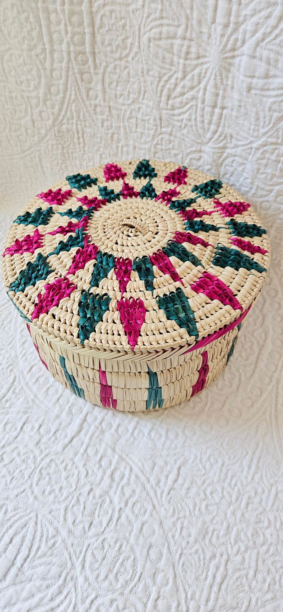 Guatemalan Decorative Basket