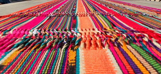 Mayan Table Runner - Orange/Red