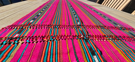 Mayan Table Runner - Pink