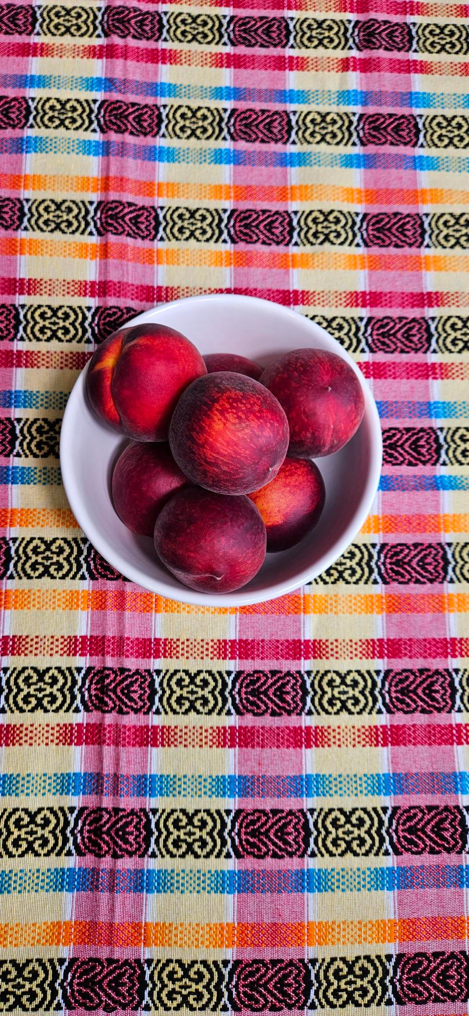 Multicolor Large Table Cover - Yellow