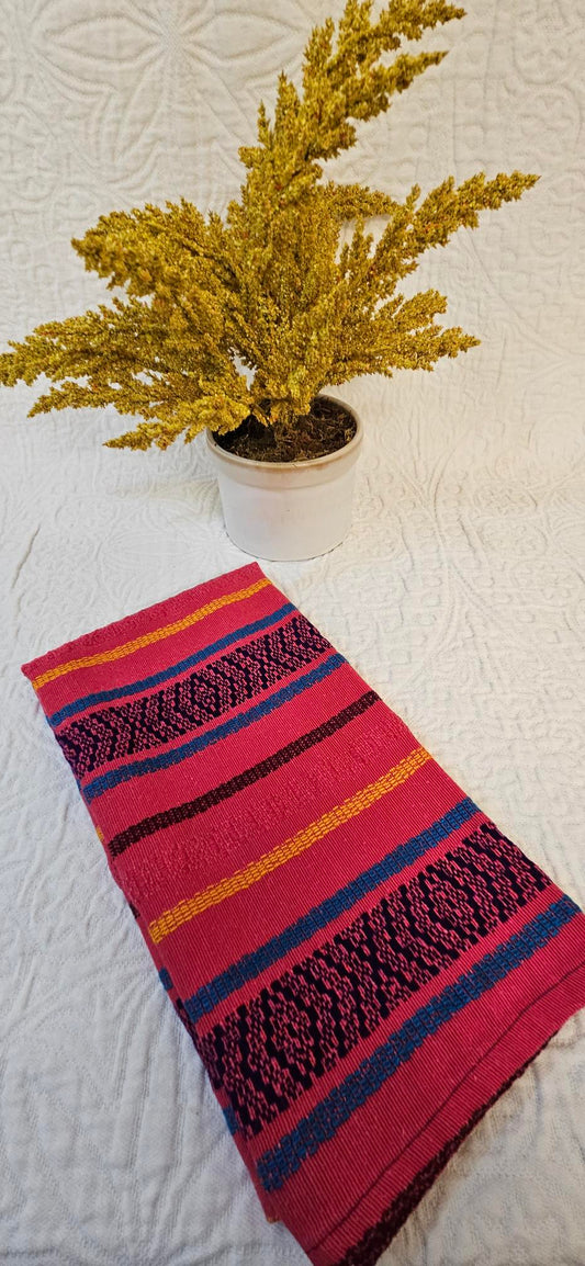 Mayan Kitchen Cloth - Pink