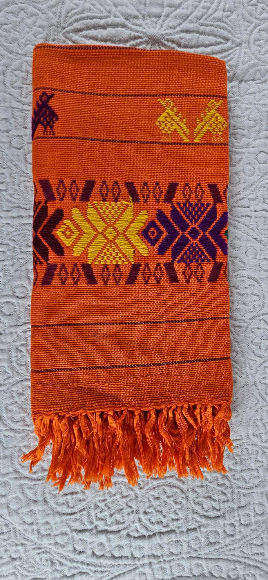 Mayan Kitchen Napkin - Orange