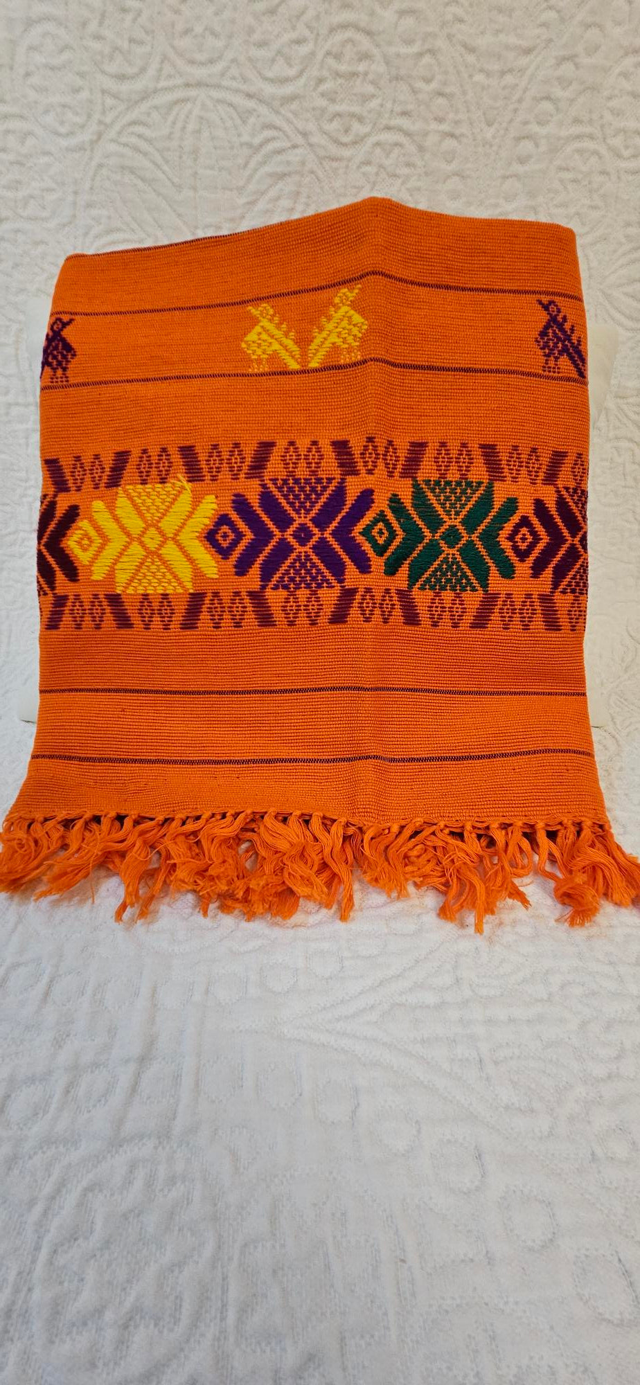 Mayan Kitchen Napkin - Orange