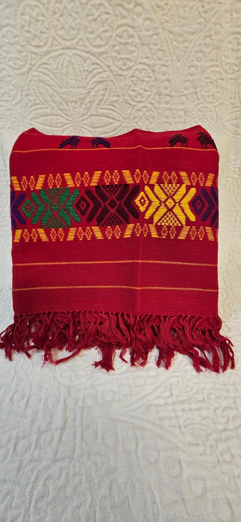 Mayan Kitchen Napkin -Red