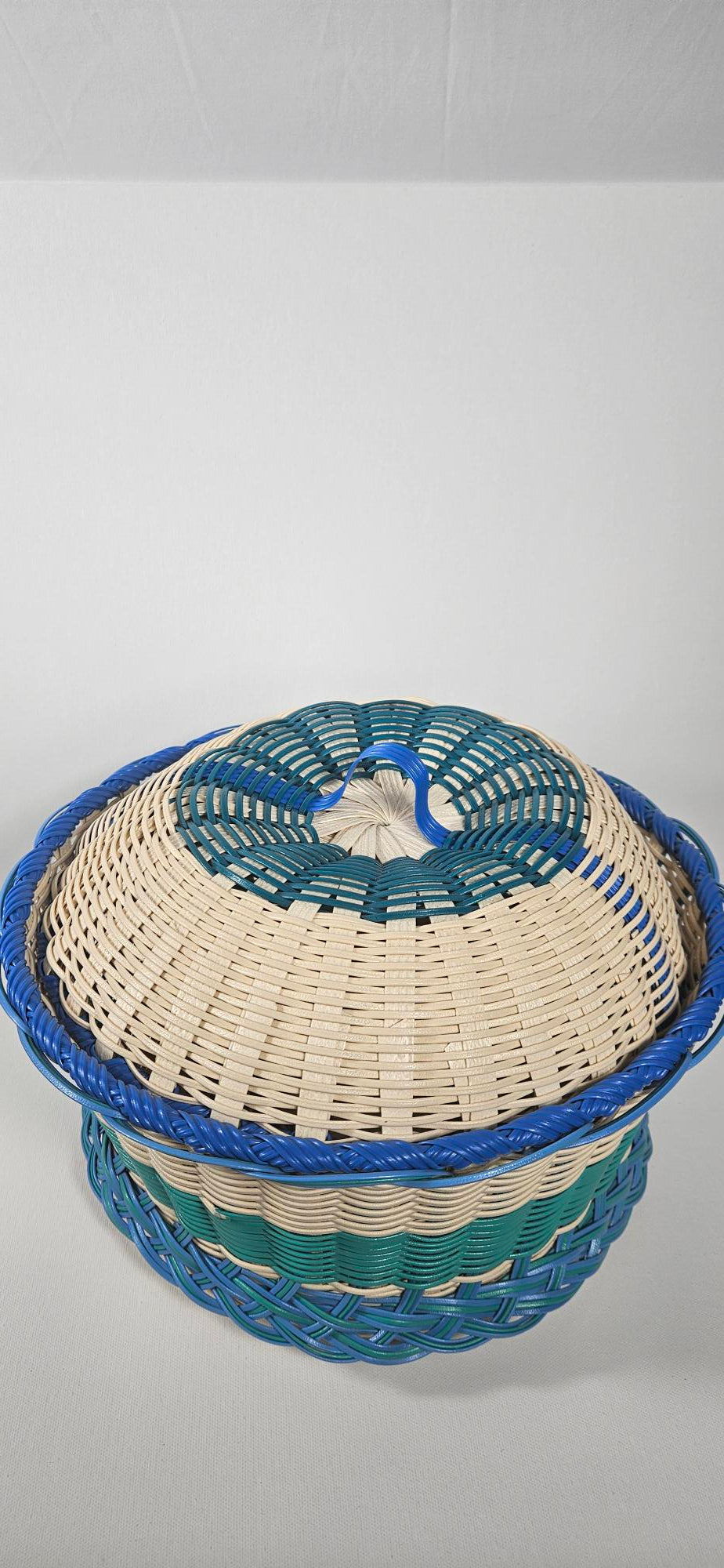 Mayan Basket - Blue/Turquoise