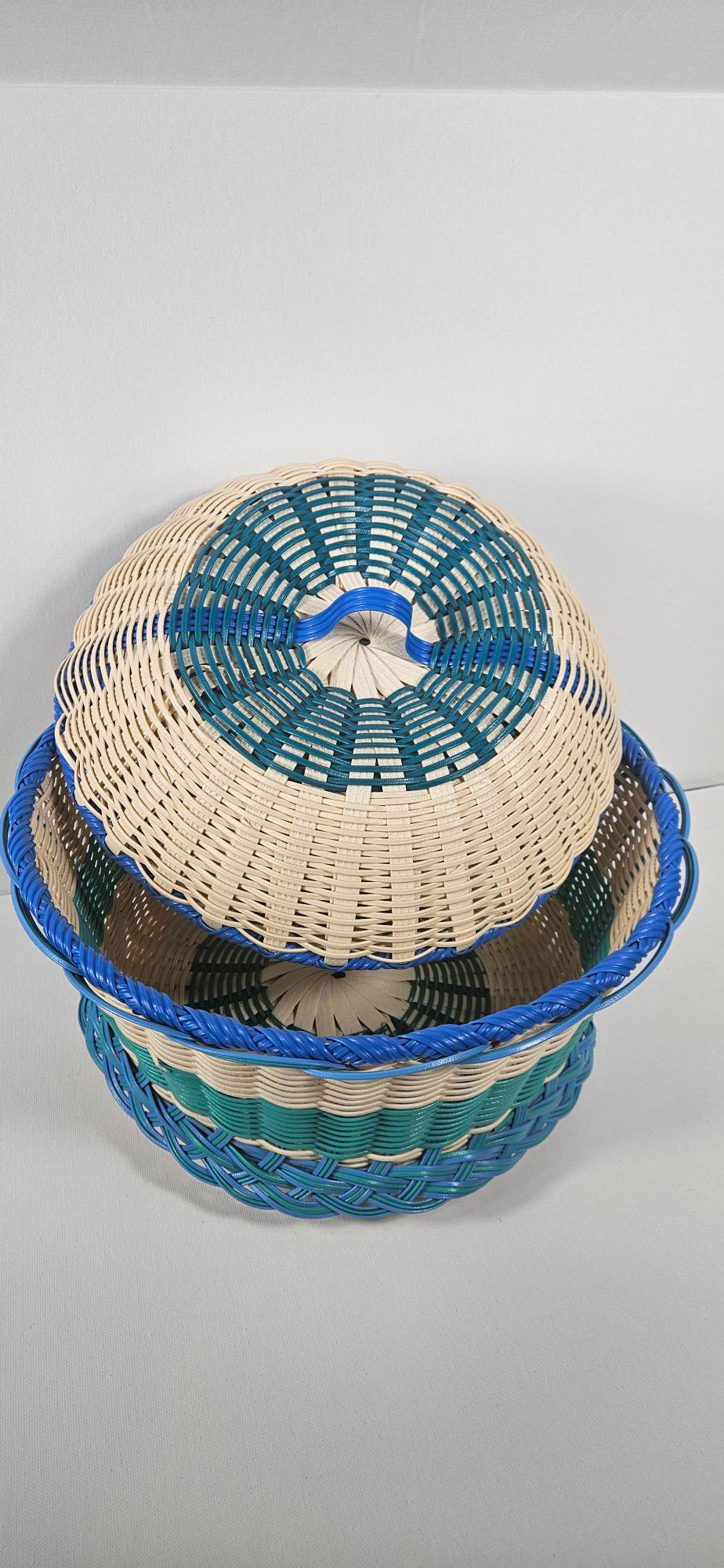 Mayan Basket - Blue/Turquoise