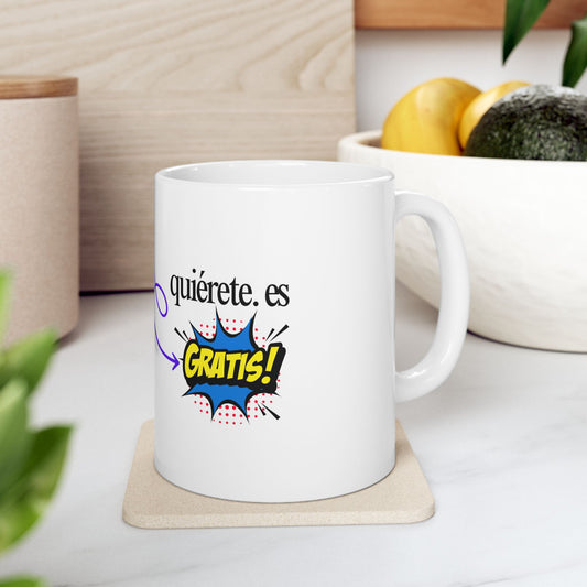 Motivational Ceramic Mug (Spanish)