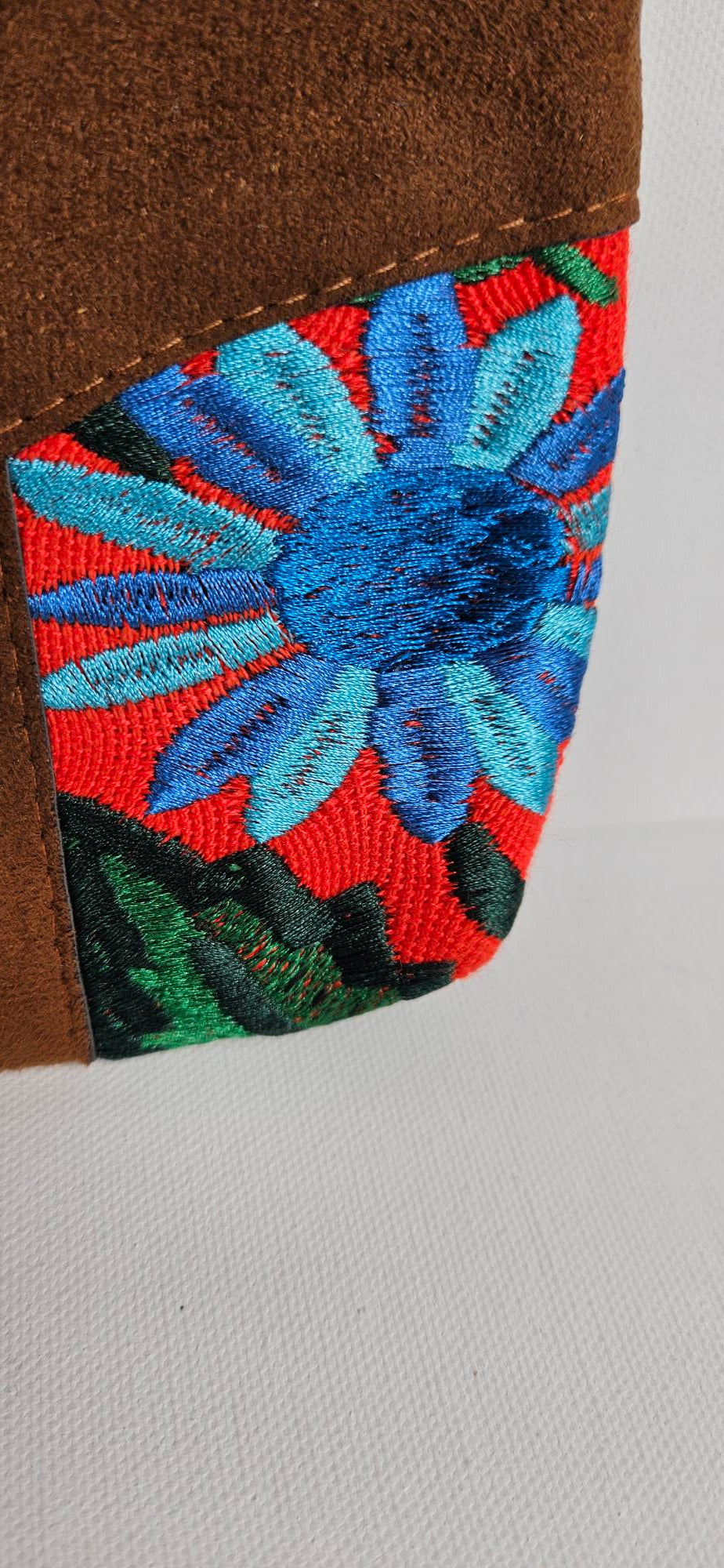 Mayan Pouch - Floral/Brown