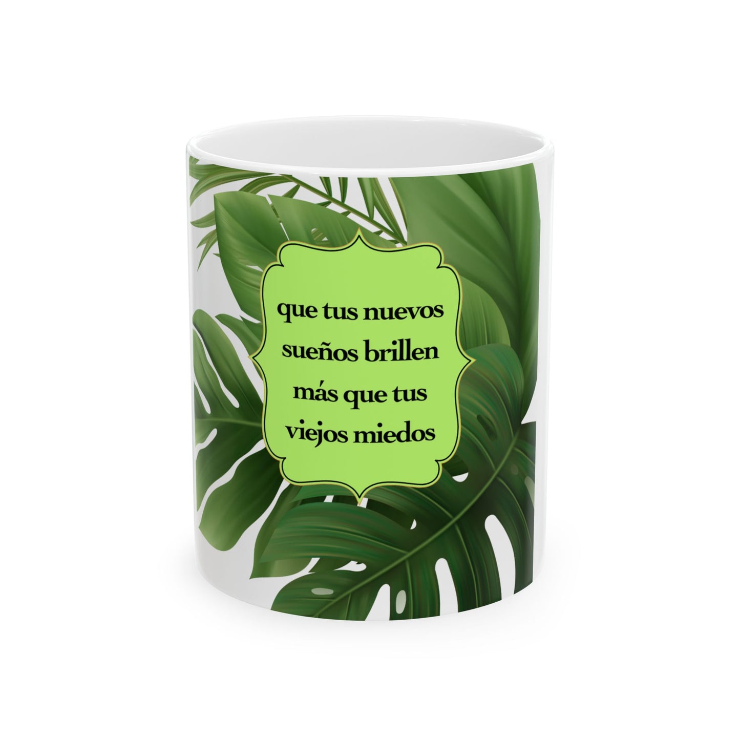 Motivational Ceramic Mug (Spanish)